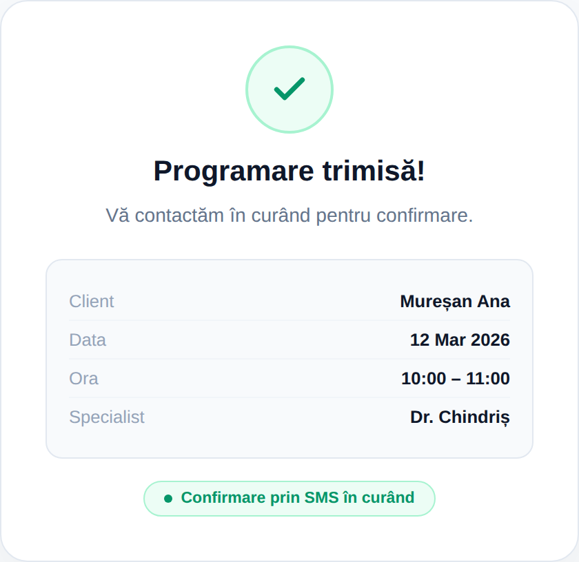Confirmare succes